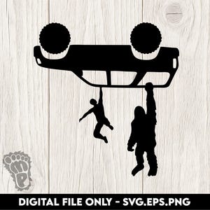 ビッグフット第3世代4ランナーイースターエッグカットファイル：SVG、PNG、EPSデジタルファイル