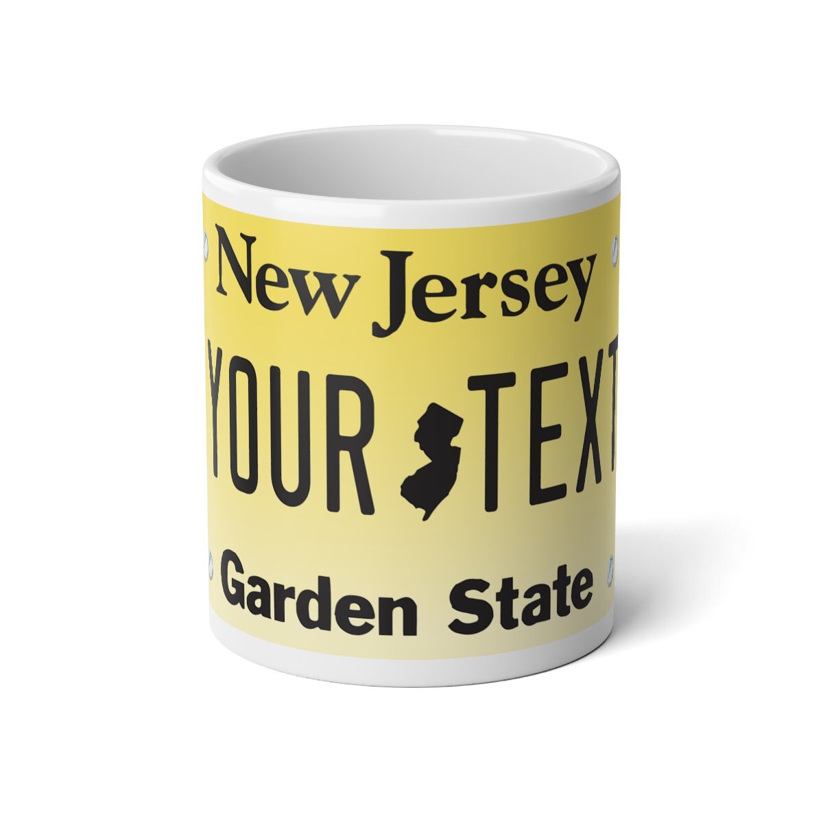 Blank New Jersey State License Plate Coffee Mug by Bigalbaloo Stock - Fine  Art America