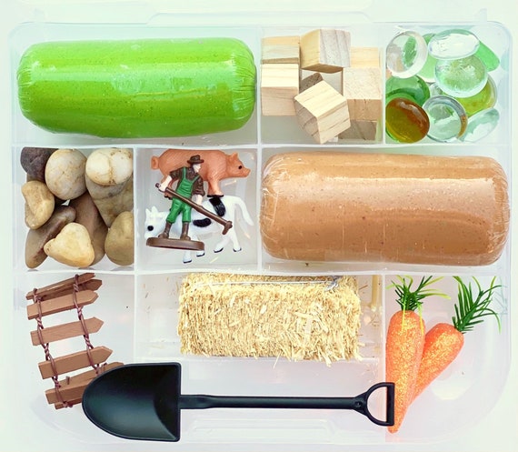 FARM Playdough Kit Farm Play Dough Kit Farm Sensory Kit