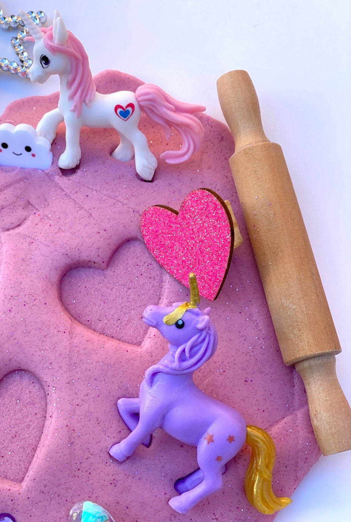 WOODEN ROLLING PIN Play Dough Rolling Pin Childs Rolling Etsy