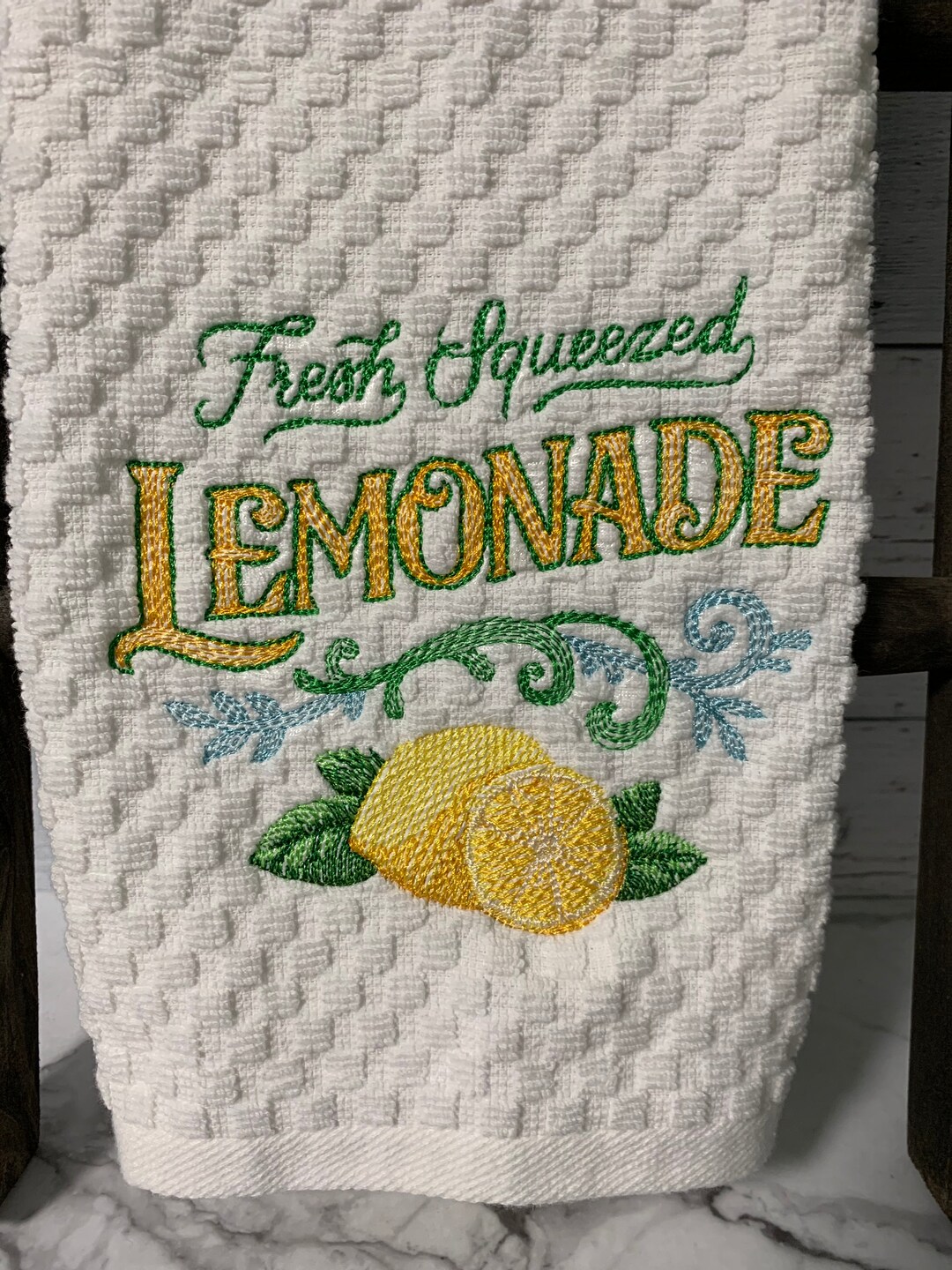 Kitchen Towel. Lemons. Lemonade. Etsy