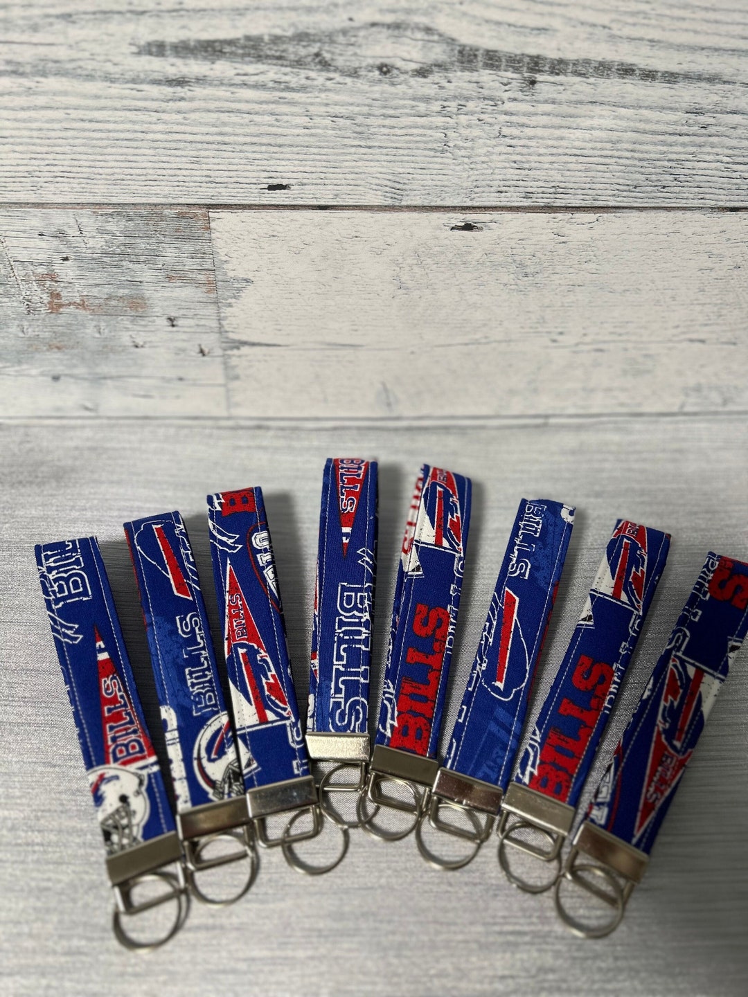 Buffalo Bills Key Fob Keychain. Keychain Wristlet. Key Fob Wristlet ...