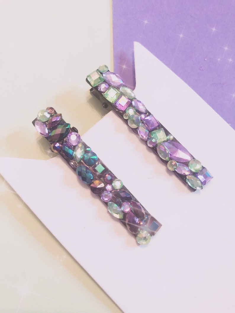 Chillin\u2019 Like A Villain Disney Villains inspired Crystal Hair Clips