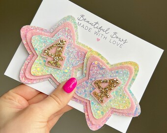 birthday badges, rainbow birthday badge, star birthday badge