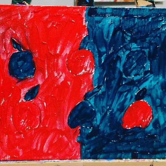 Split Complementary Colors Artwork