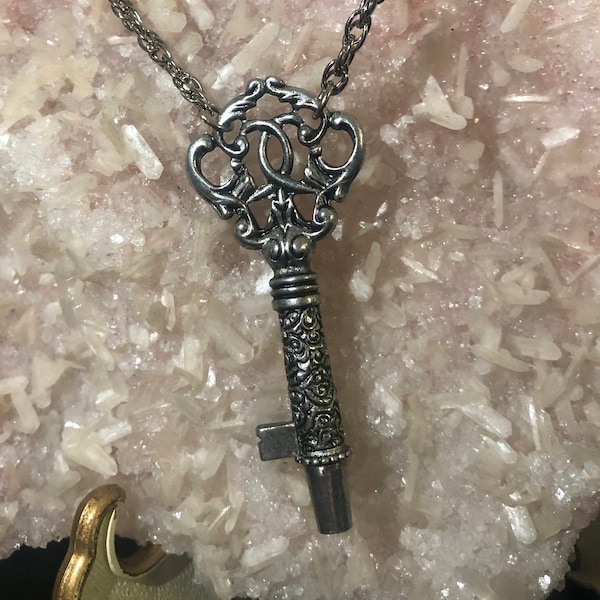 1928 Jewelry Unique Key Whistle Pendant Necklace