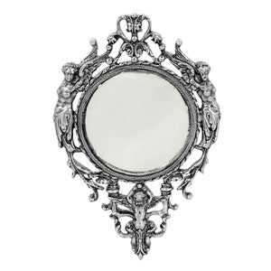 Miroir à main fleur en cristal Los Angeles 1928 Jewelry