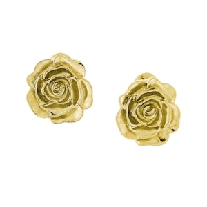 1928 Jewelry Flower Clip On Earrings