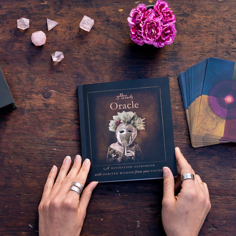 Explore ancient myths with a 145 page in-depth guidebook structured around the elements; Earth, Water, Air, Fire and Spirit.