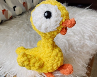 Duckling Plushie Toy Crochet Pattern Inspired by Mo Willems