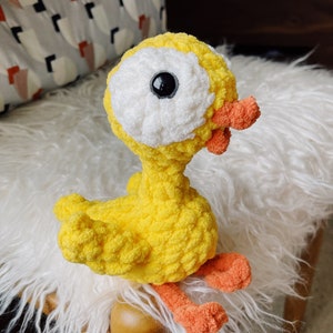 Duckling Plushie Toy Crochet Pattern Inspired by Mo Willems