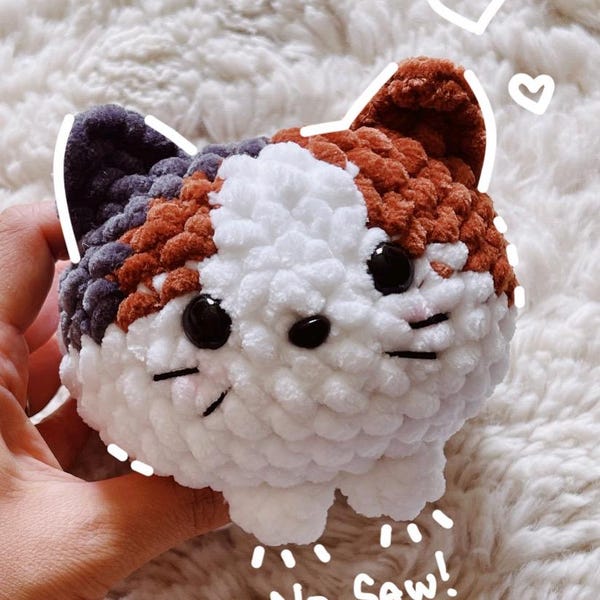 Uroczy wzór szydełkowy na kotki Mochi Loaf z amigurumi - BEZ SZYCIA i szybko!