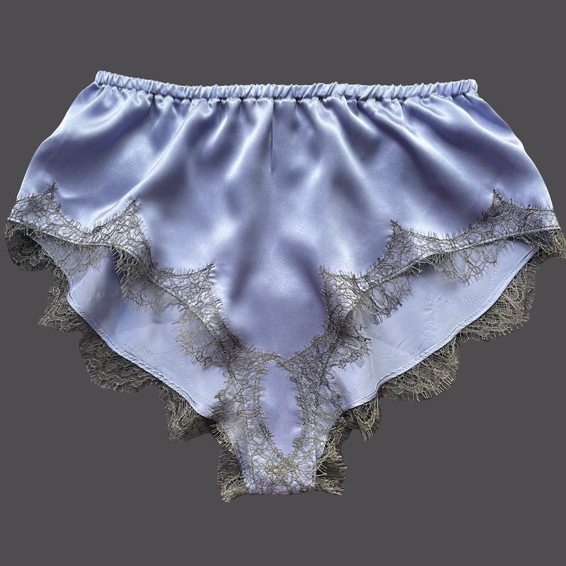 100% Silk High Waisted French Knickers . Multiple Colours. Hand Made in ...