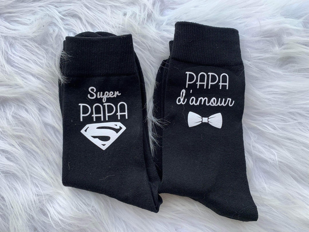 Chaussettes Humour Pour Homme - Message Drôle Antidérapant - Taille 43-46 - Cadeau Fête Des Pères