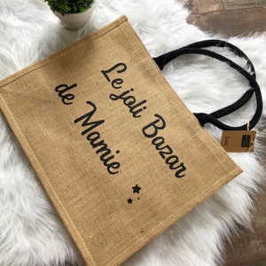 Grandma jute bag/ grandma gift/ personalized grandma birthday/ grandma Christmas gift/ personalized grandma jute bag/ grandma gift