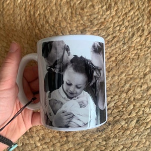 Mug photo personnalisé/ Mug personnalisé/ Cadeau photo personnalisé/ Photo mug/ Photo souvenir/