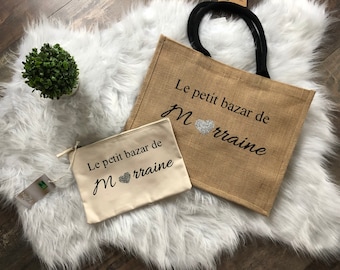 Sac pour marraine/ cadeau marraine/ personnalisé marraine/