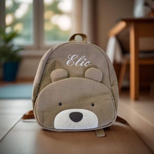 Sac a dos enfant personnalisé brodé  / cartable / rentrée scolaire / Cadeau personnalisé noel enfant anniversaire