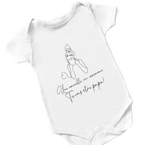 Body annonce grossesse "Tu vas être papa" – Cadeau surprise futur papa – Body bébé original pour révélation de grossesse