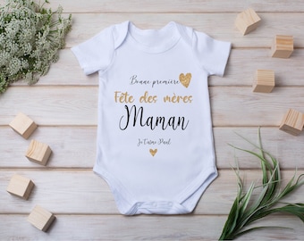 Mother's Day bodysuit/ first Mother's Day gift/ Mother's Day/ Personalized bodysuit/ First Mother's Day