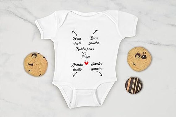 Body notice pour papa body babyshower cadeau futur papa cadeau babyshower Etsy France