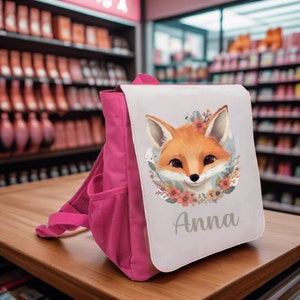 Sac a dos enfant personnalisé / cartable / rentrée scolaire / modèle Renard