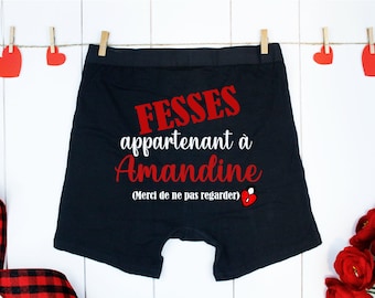 Calecon Homme Pere Noel, Caleçon Homme Long Coton Slip Rigolo Boxer Pour Homme Homme Noël Vetement Noel Homme Calson Pour Homme Drole Boxer Homme Coton Rouge Cadeaux Rigolos Homme