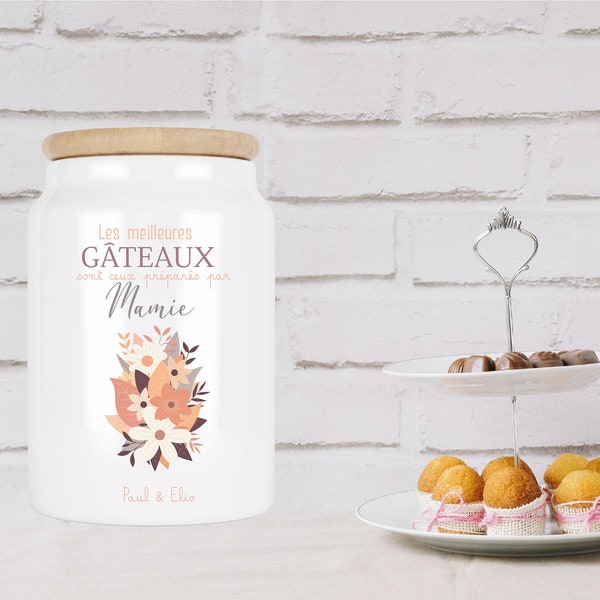 Boite à biscuit mamie/cadeau mamie personnalisé/cadeau personnalisé mamie/mamie personnalisé/Fête des mamies