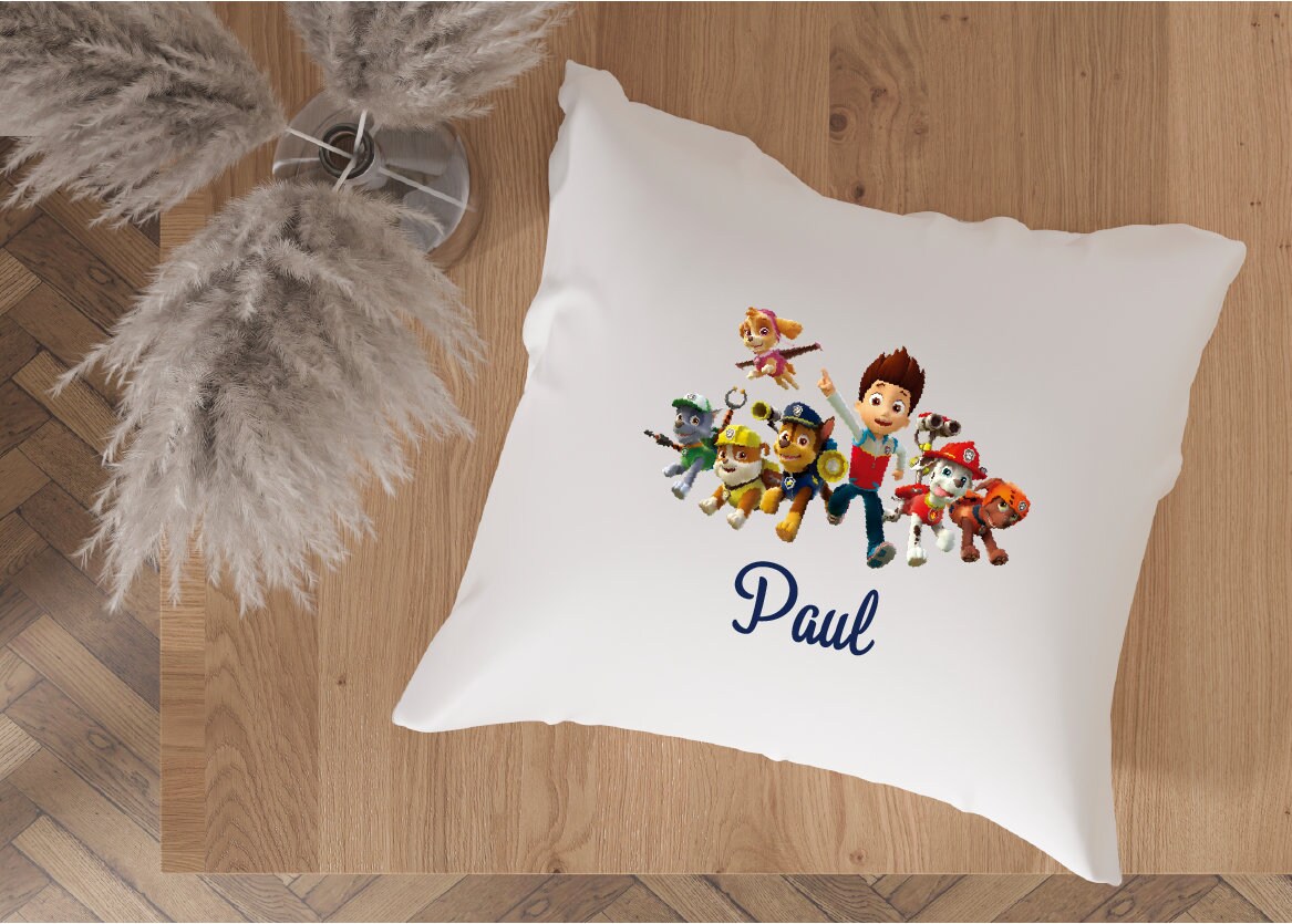 Coussin pat patrouille personnalisé/ coussin maternelle personnalisé