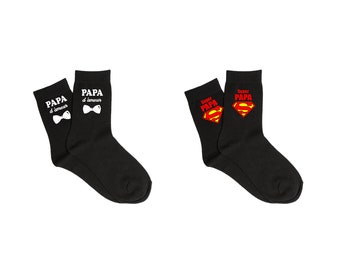 Chaussette personnalisée papa/ fêtes des pères/ cadeau fête des mères personnalisé / cadeau papa