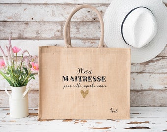 Mistress jute bag / Mistress bag / Mistress gift / Master race / Mistress birthday /