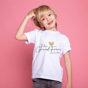 Annonce grande sœur grand frère/ tee shirt enfant personnalisé / tee shirt enfant/ annonce grossesse / annonce sœur frère personnalisé image 2