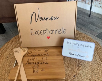 Box nouno personnalisé / fête des nounou personnalisées/ anniversaire nounoupersonnalisé / nouno cadeau/ cadeau nouno cuisine/ cadeau cuisin