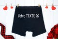 Personalized Men's Boxer Shorts - Text, Symbol and Font of your Choice | Custom Men's Underwear | Original & Humorous Gift | Size S to XXL