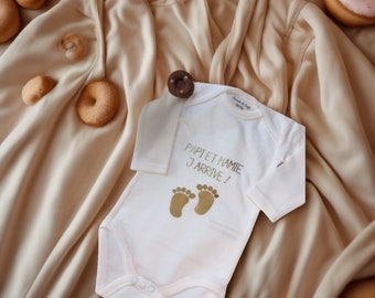 Body annonce grossesse / annonce grossesse / body pour papi et mamie/body personnalisé futur grands parents