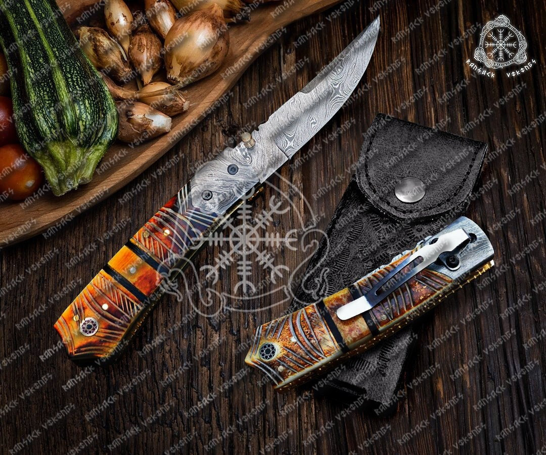 Victorinox Classic SD Brilliant Damascus Steel Knife