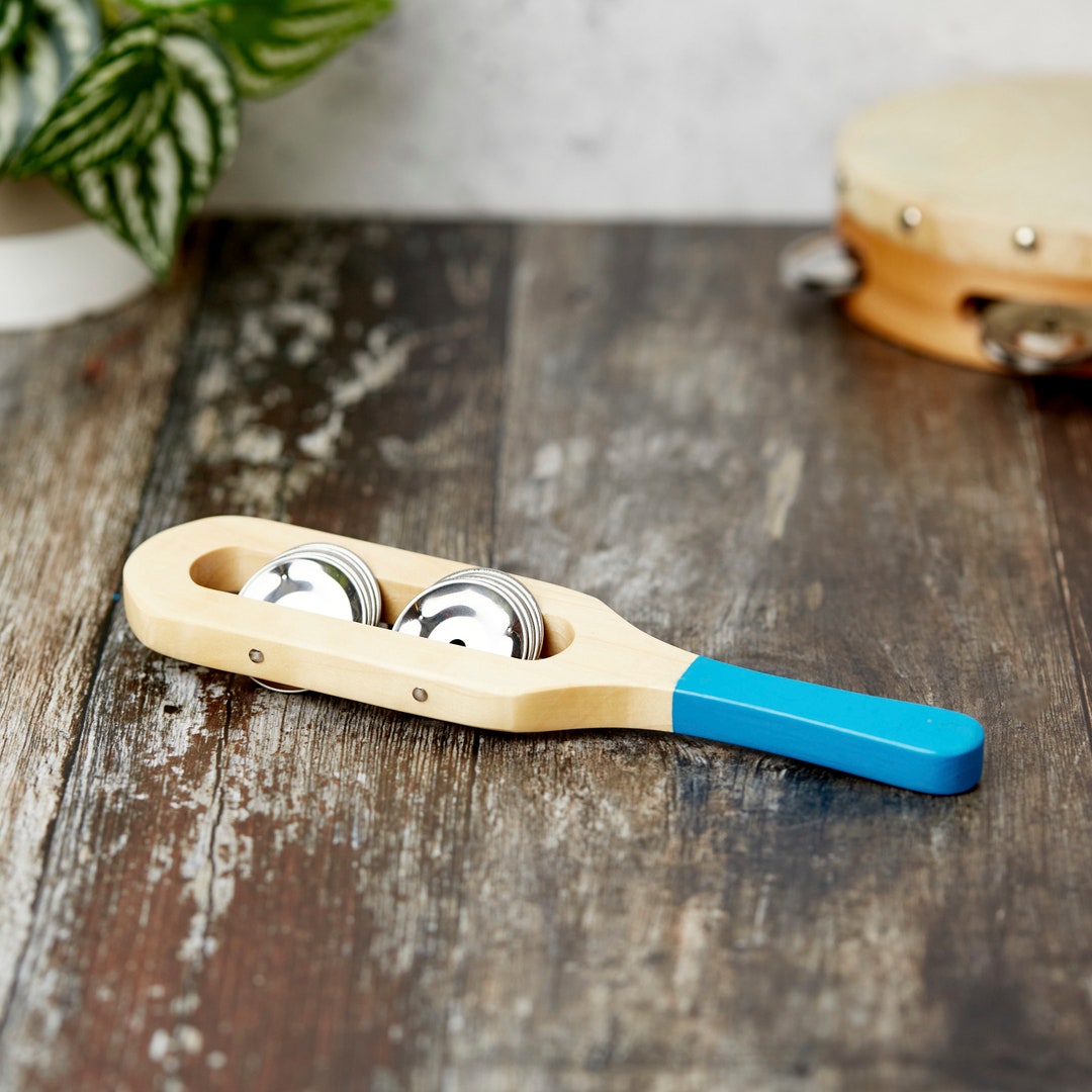 Jingle Stick Tambourine Percussion Instrument Shaker 23cm Etsy UK