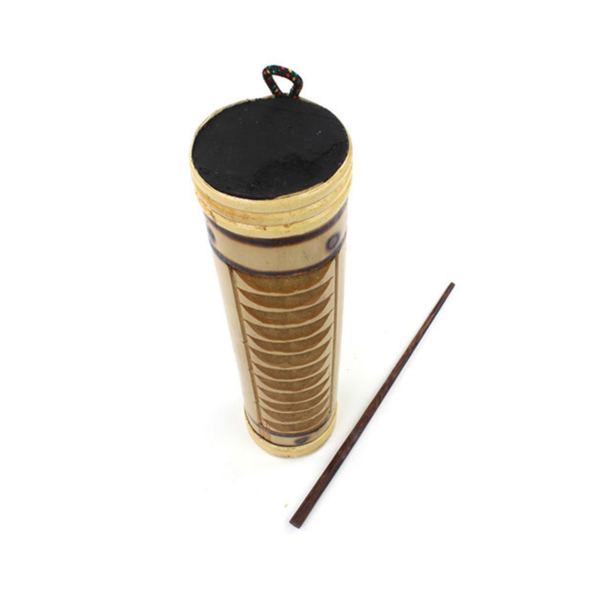 Handmade Carved Wooden Bamboo Guiro Shaker Hand Percussion Etsy