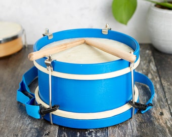 Solid Wood Marching Drum Waist Strap Various Colours 19cm