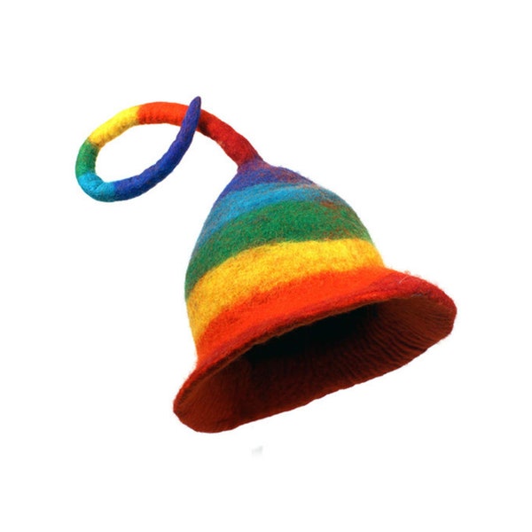 Rainbow Fairy Funky Felt Hat Festivals & Parties (One Size)