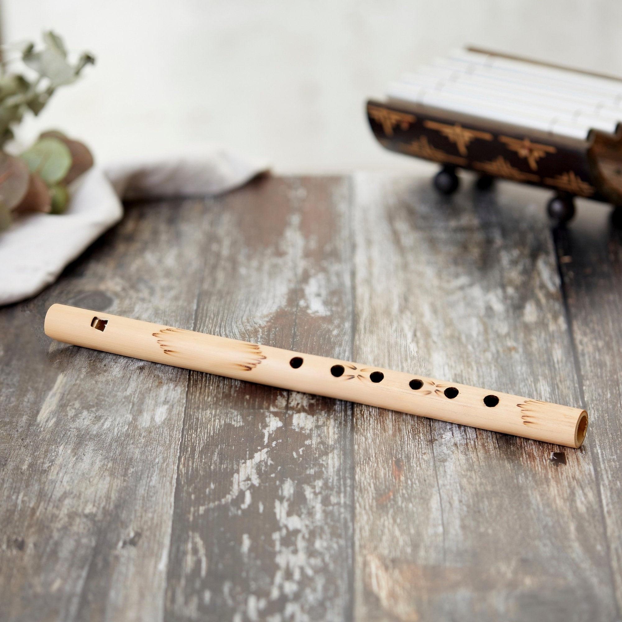 Funny Instruments Flutes Wooden Instrument for Children Kids Baby