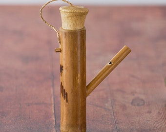 Kubu Bird Water Whistle Solid Bamboo Handmade Instrument