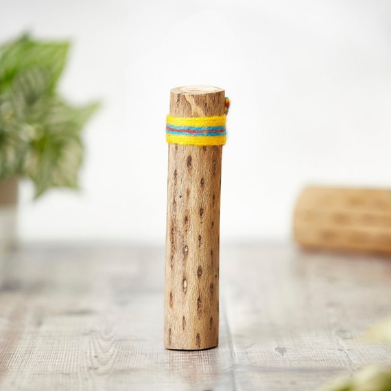 Small Cactus Rainstick 15cm Rain Sound Effect Stick Fair Etsy