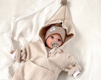 Baby Overall Baumwollfleece | Strampler | Einteiler | Romper | Anzug