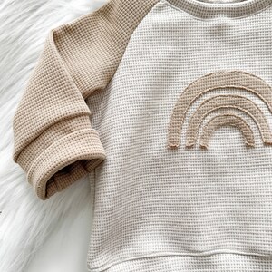 Sweater Rainbow Waffeljersey Baby & Kid Sweatshirt Pullover Bild 4