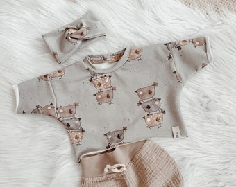 Crop Shirt *Chicks* Bio-Sweat | French Terry | Baby & Kid | Sweatshirt | Pullover