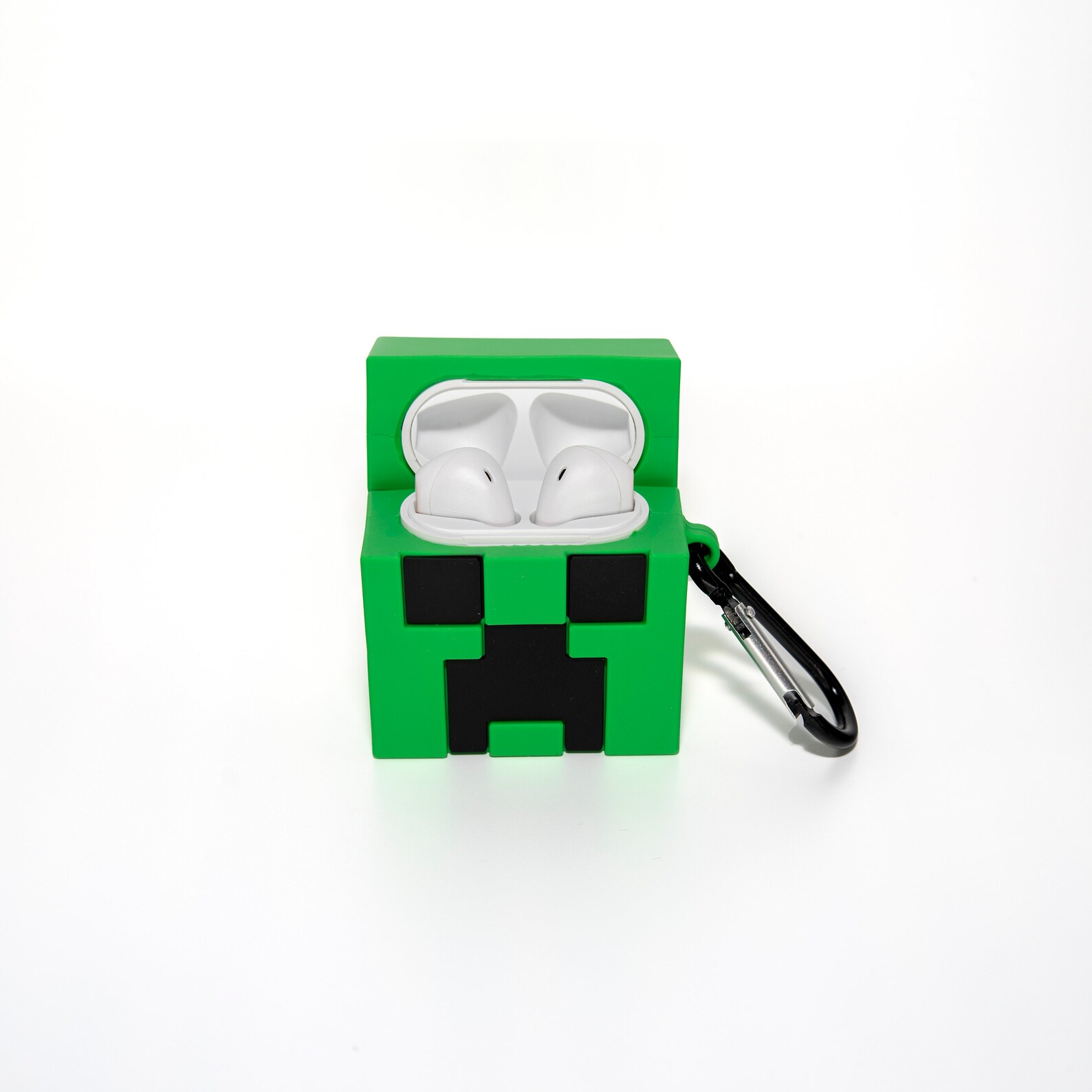 AirPods Case Cover Green Minecraft Creeper 3D Cute Cartoon Etsy