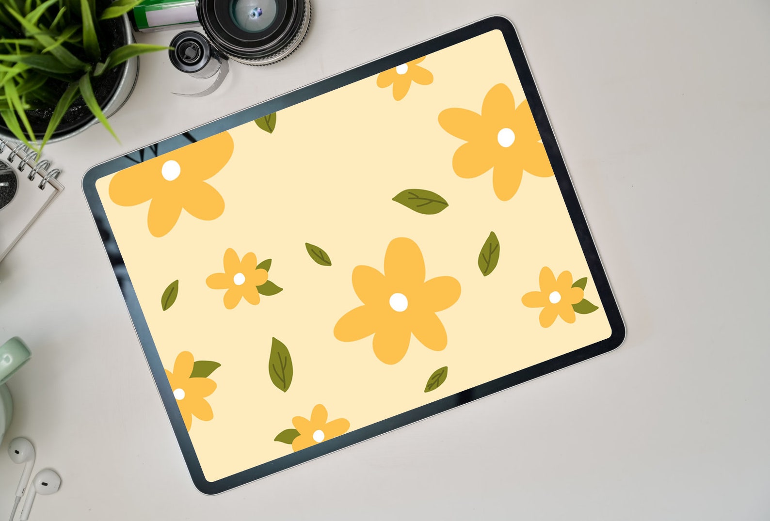 Floral phone wallpaper Floral tablet wallpaper spring Etsy