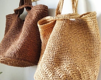 Raffia Straw Bag, Oversize Straw Bag, Raffia Bucket Bag, Raffia Drawstring Bag, Big Beach Bag, Shopper Bag, Quality Raffia Bag, Handcrafted