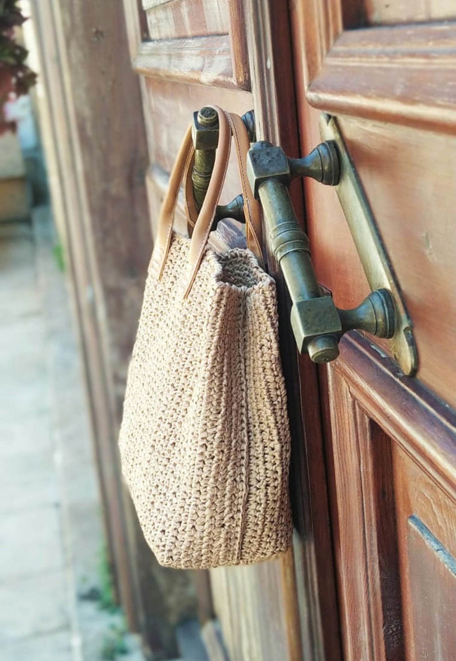 Dahlia Straw Bag main image 1